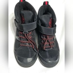 Palladium Toddler Boys Pampa Hi Cuff Waterproof Leather Boots Size 10.5 Side Zip